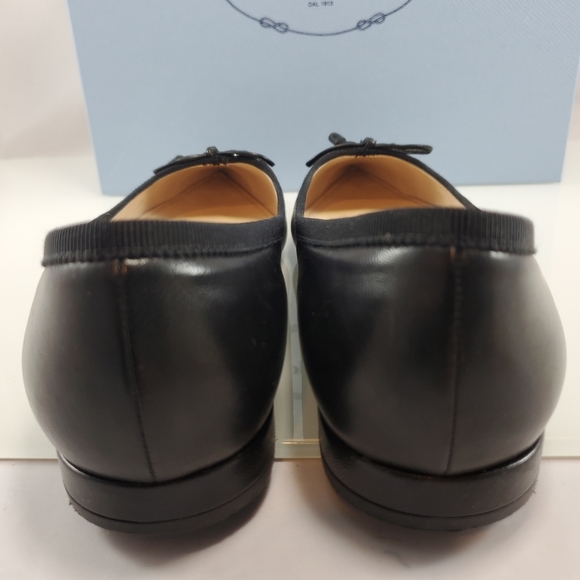 Prada Black Pointed Toe Flats - Picture 9 of 12